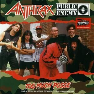 Anthrax & Public Enemy Too Much Posse Live 1991 Colored Vinyl Limited 300 Made